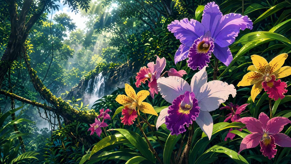 黑丝植物视频-热带兰花探秘